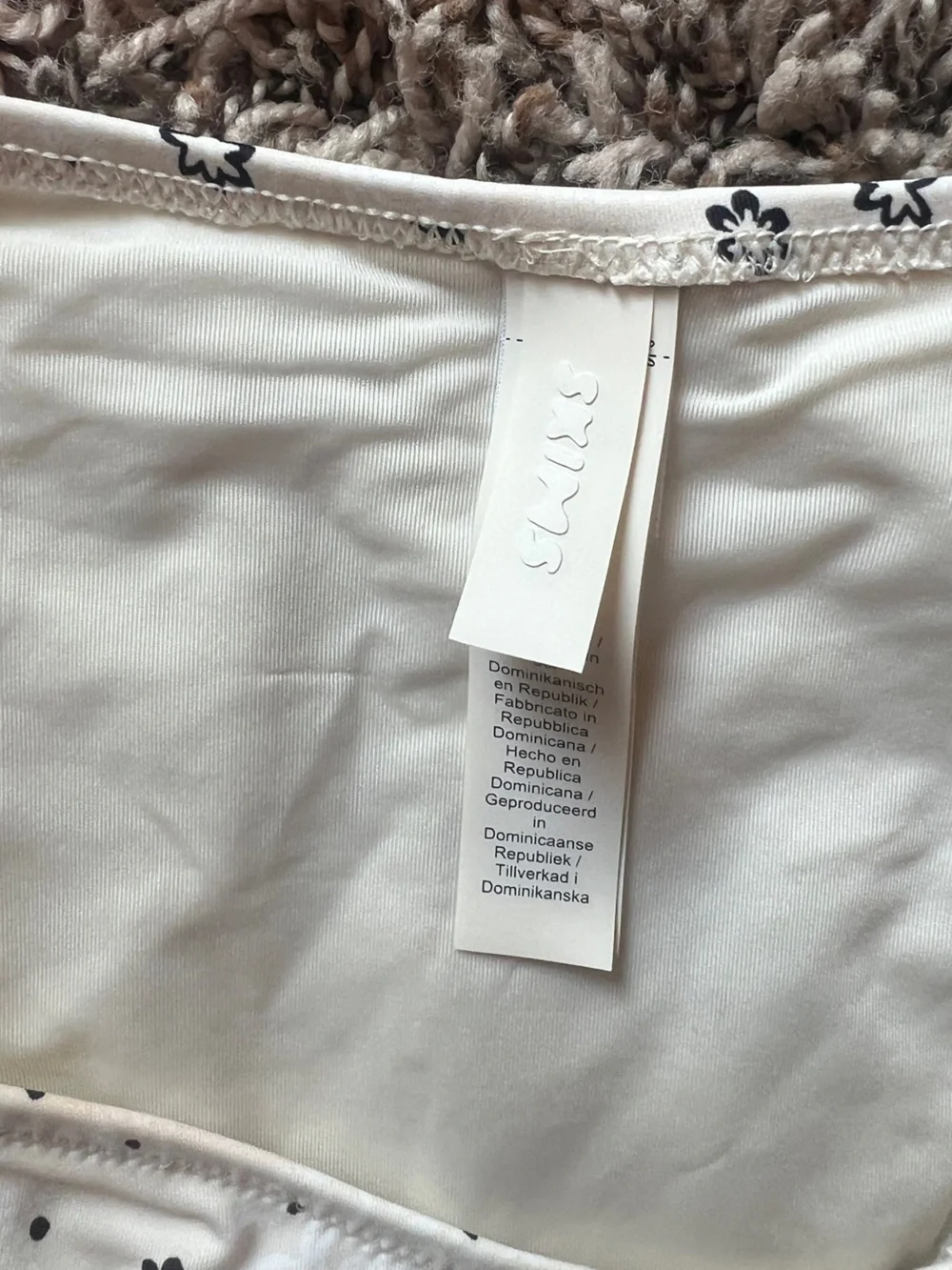 SKIMS Bikini Ecru Bandana NEVER WORN